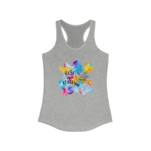 Load image into Gallery viewer, Rest is Rebellion - Curved Fit Racerback Tank
